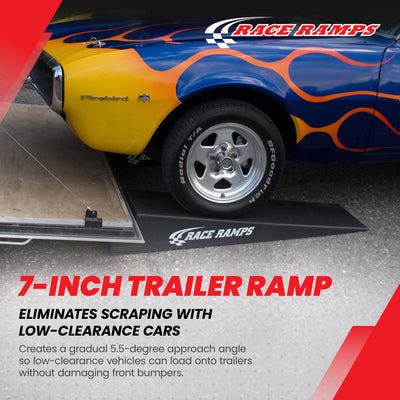 Race Ramps 7" Trailer Ramp Scratch Proof Lightweight Solid Core Design, RR-TR-7 - VMInnovations