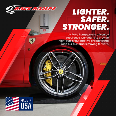 Race Ramps 5" Trailer Ramp Scratch Proof Lightweight Solid Core Design, RR-TR-5 - VMInnovations