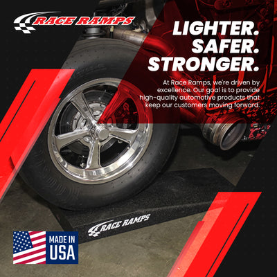 Race Ramps Trak-Jax Lightweight Car Lift Ramps Low Profile Vehicles RR-TJ, Black - VMInnovations