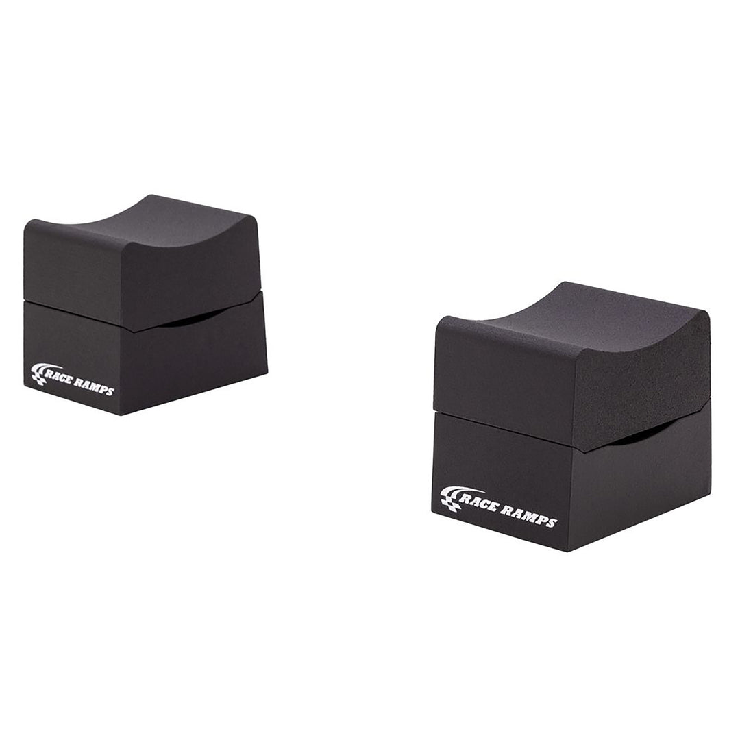 Race Ramps 12" Adjustable Wheel Cribs Car Maintenance Display, RR-WC-12-2, Black - VMInnovations
