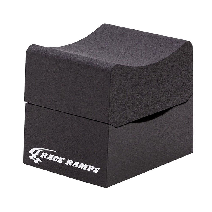 Race Ramps 12" Adjustable Wheel Cribs Car Maintenance Display, Black (Open Box)