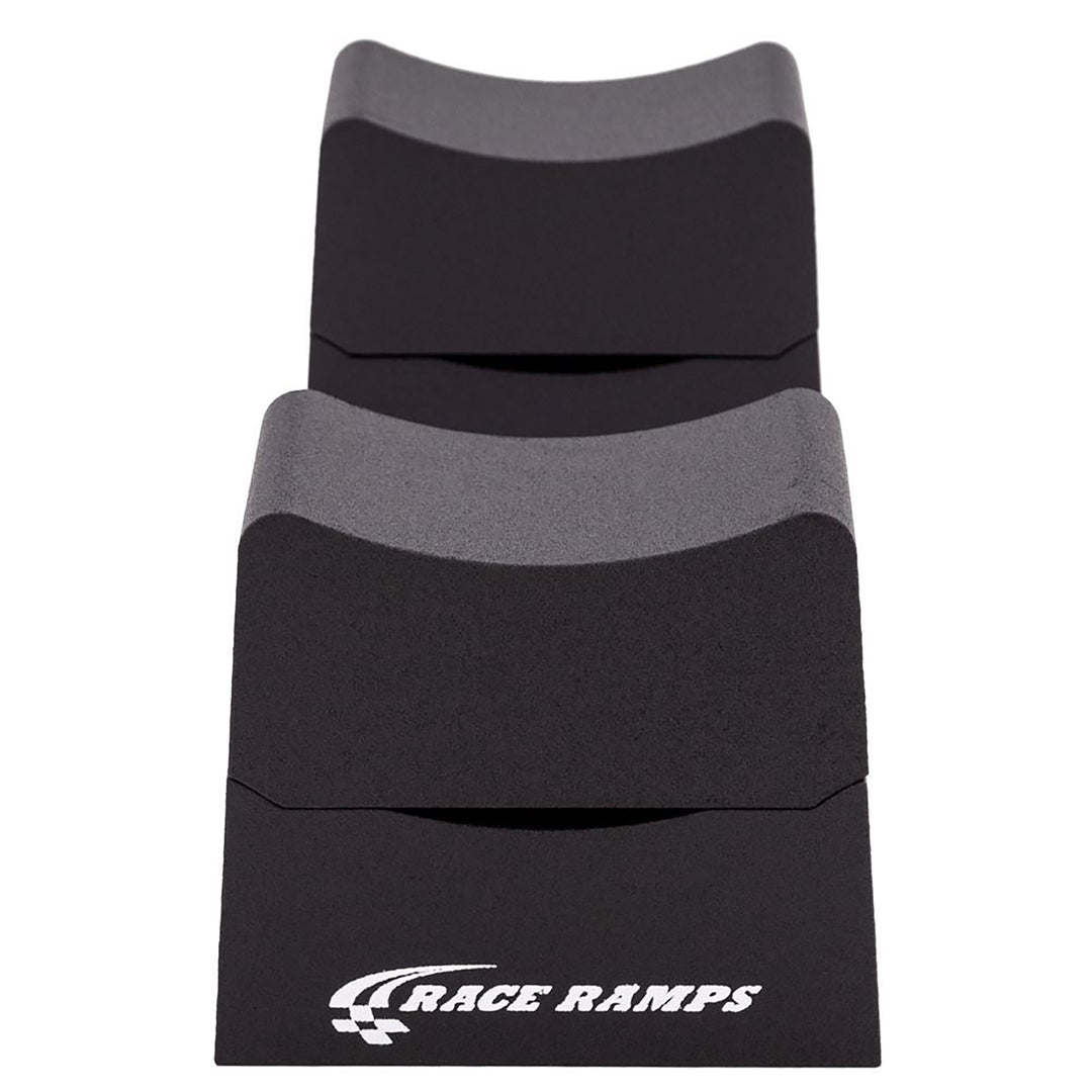 Race Ramps 12" Adjustable Wheel Cribs Car Maintenance Display, Black (Open Box)