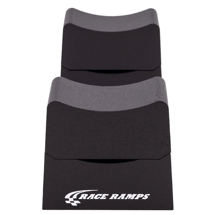 Race Ramps 12" Adjustable Wheel Cribs Car Maintenance Display, Black (Open Box)