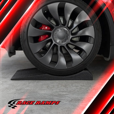 Race Ramps FlatStoppers, Tire Saver Ramps for Car Storage, 10" Wide, 4(Open Box) - VMInnovations