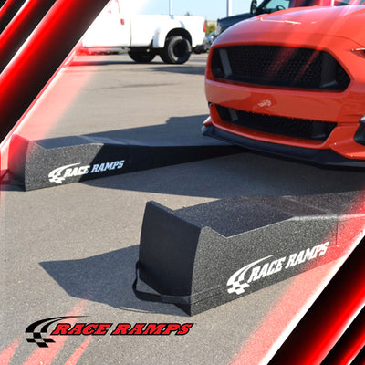 Race Ramps Lightweight Car Service Ramps for 10" Lift, Anti-Slip (Open Box) - VMInnovations