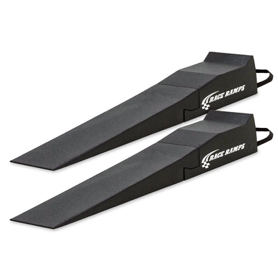 Race Ramps Lightweight Car Service Ramps for 10" Lift, Anti-Slip, RR-72-2, Black - VMInnovations
