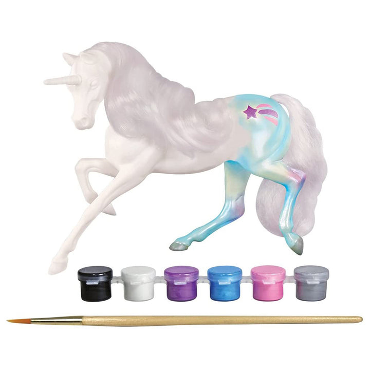 Breyer Traditional Series Unicorn Paint Kit 1:12 Detailed Model, White (Used) - VMInnovations