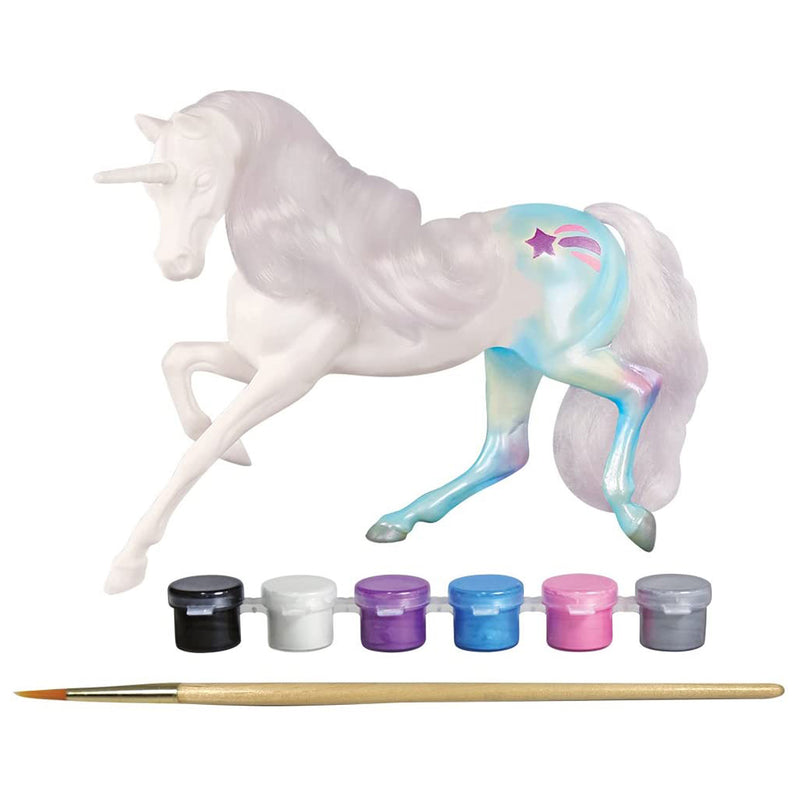 Breyer Traditional Series Unicorn Paint Kit 1:12 Detailed Model, White (Used)