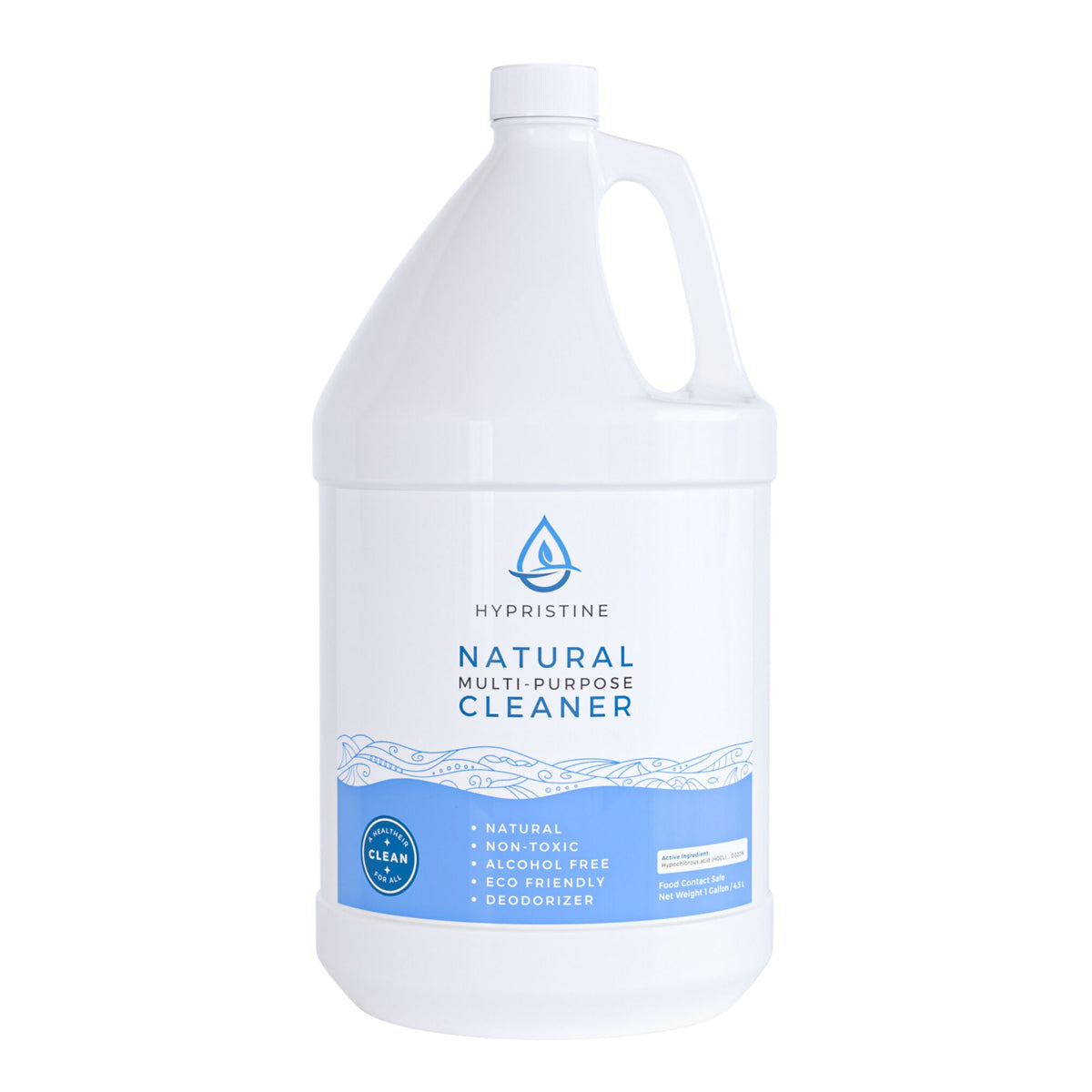 Hypristine Natural Multipurpose Surface Cleaner, 128 fluid Oz Bottle, (Open Box)