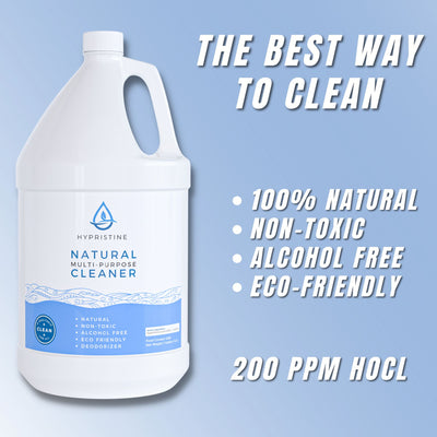 Hypristine Natural Multipurpose Surface Cleaner, 32oz Spray & 2 1 Gallon Bottles - VMInnovations