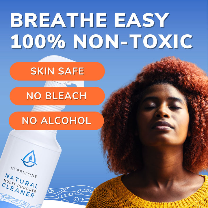 Hypristine Natural Multipurpose Surface Cleaner, 32 fl oz Spray Bottles, 1 Pack