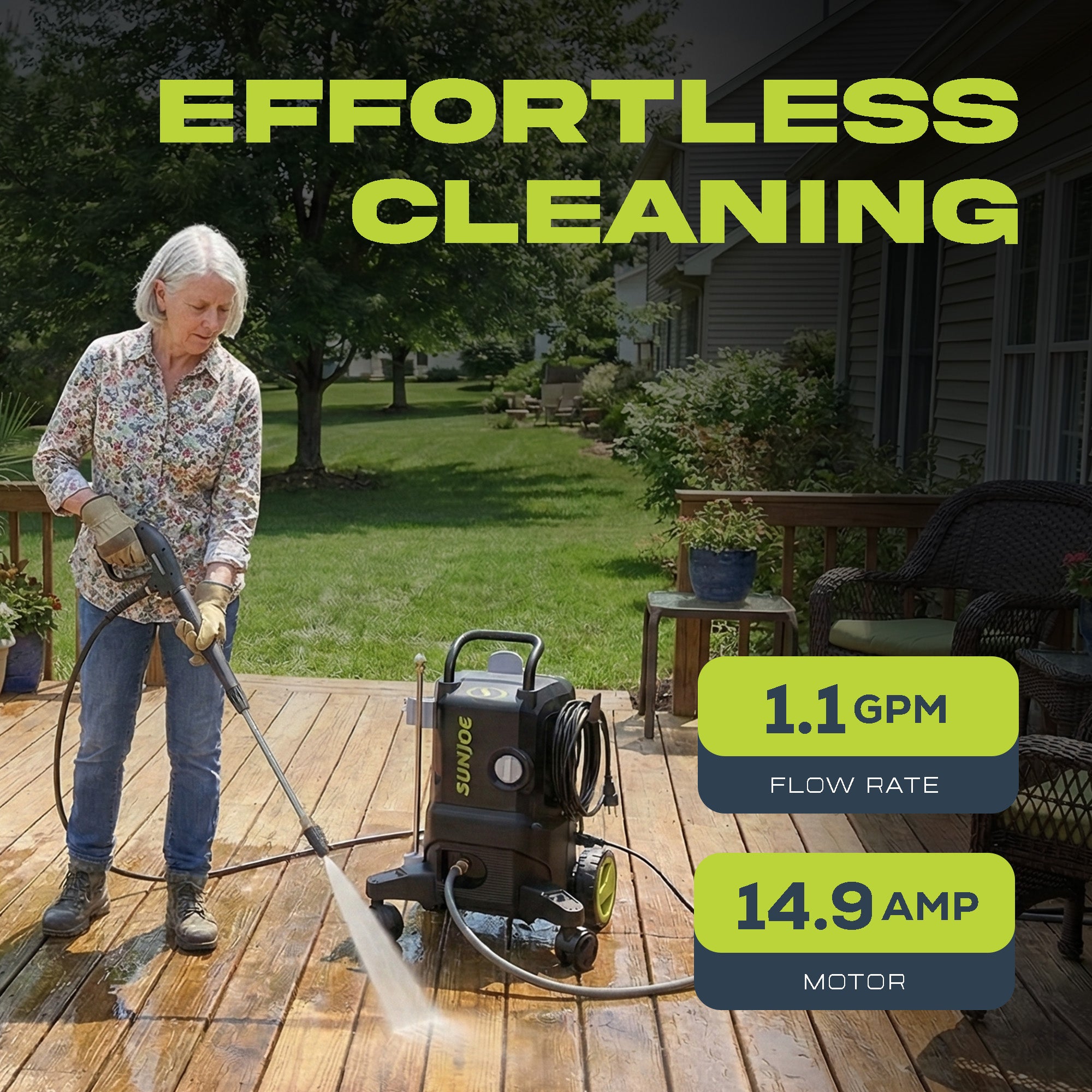 Sun Joe Electric Pressure Washer & Accessory Kit, SPX3000-QW2, PWMA Certified - VMInnovations