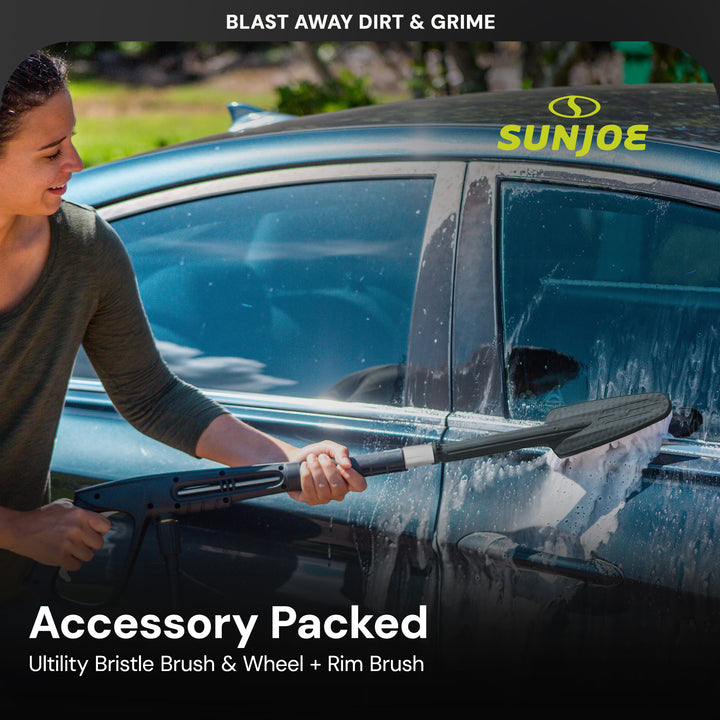 Sun Joe 14.9A Electric Pressure Washer w/Wheels & 7Pc Accessory Kit (Open Box)