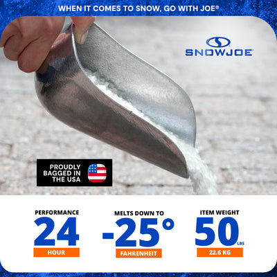 Snow Joe Pellets of Fire Ice Melt for Driveways and Sidewalks, 50 lbs - VMInnovations