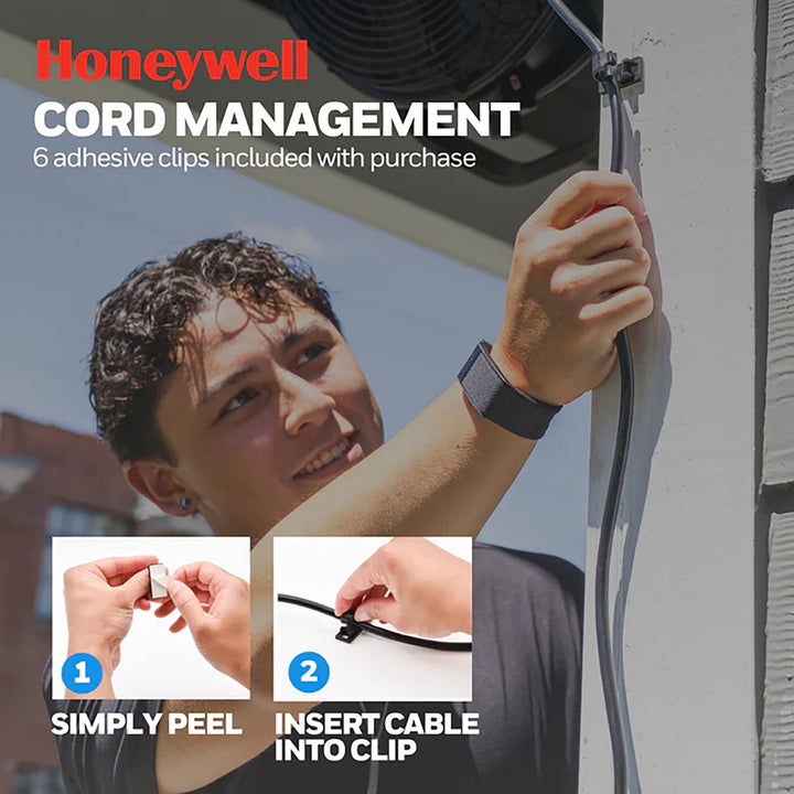 Mule 18 Inch Wall Mount Outdoor Oscillating Wet Rated Airflow Fan (Open Box)