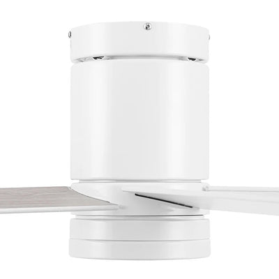 Honeywell 52" Ceiling Fan LED Light Remote Control Indoor Airflow Fixture, White - VMInnovations