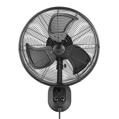 Mule 18" KWIK Install Wall Mount Outdoor Oscillating Wet Rated Fan, (Used)