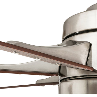 Honeywell Xerxes Ceiling Fan, Quiet Motor & Remote Control, 62",Nickel(Open Box) - VMInnovations
