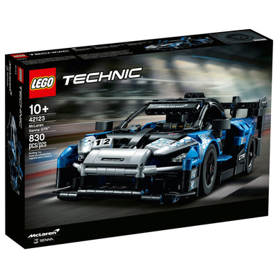 LEGO Technic 42123 McLaren Senna Block Building Set with Skiing Santa Claus Toy