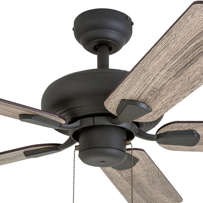 Prominence Home Russwood 42 Inch Farmhouse Ceiling Fan with No Light, Bronze - VMInnovations