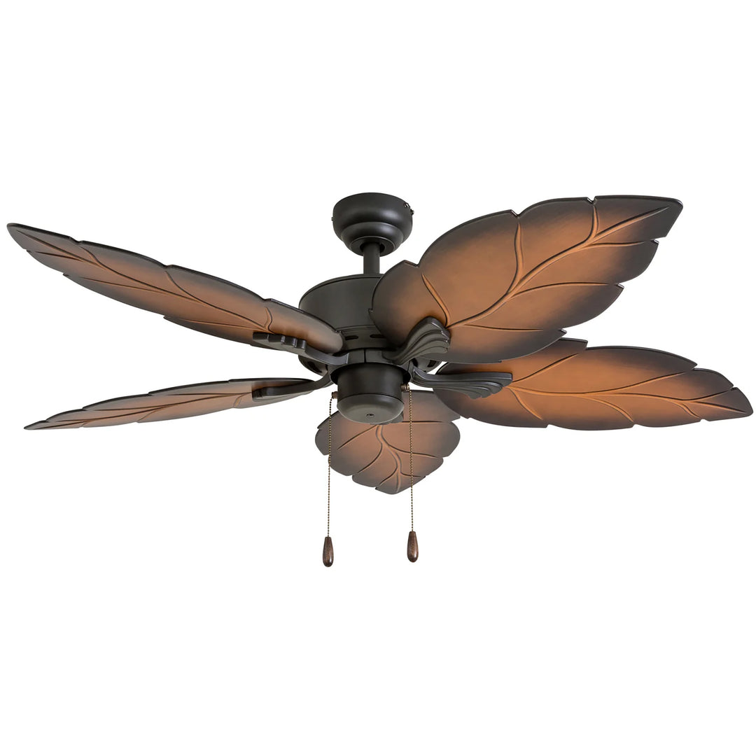 Prominence Home 3 Pack Ocean Crest 52" Tropical IndoorOutdoor Ceiling Fan Bronze