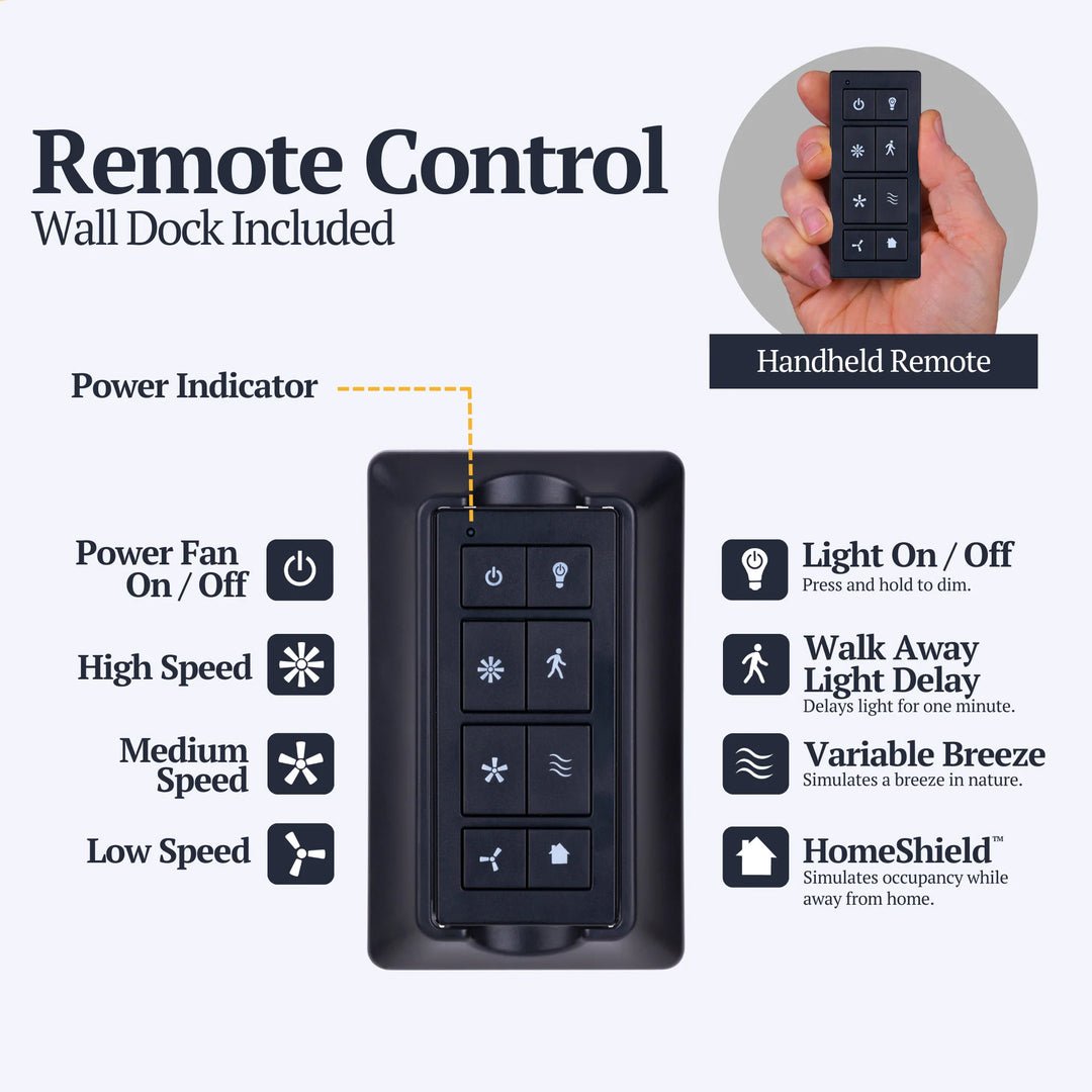 Prominence Home Ocean 52" Tropical Indoor/Outdoor ceiling Fan, Bronze (Open Box)