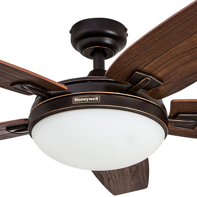 Honeywell Carmel Ceiling Fan, Quiet Motor and Remote Control, 48", Bronze (Used) - VMInnovations