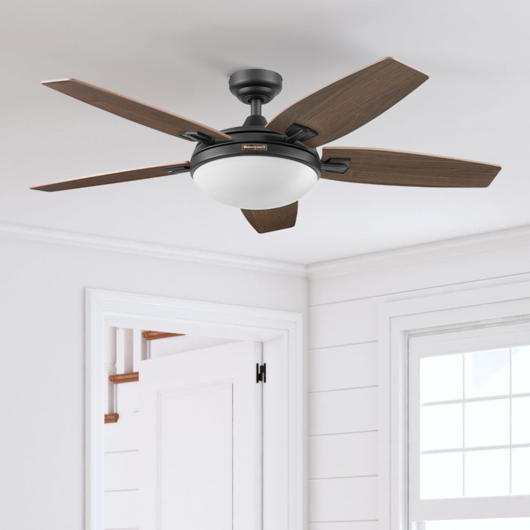 Honeywell Carmel Ceiling Fan, Quiet Motor and Remote Control, 48 Inch (Open Box)