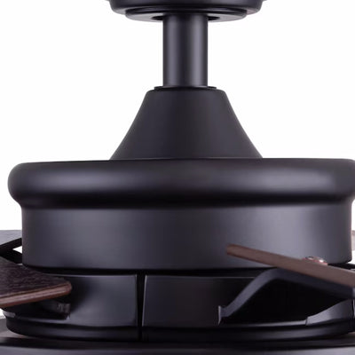 Honeywell Carnegie Ceiling Fan, Quiet Motor and Remote Control, 52", Matte Black - VMInnovations