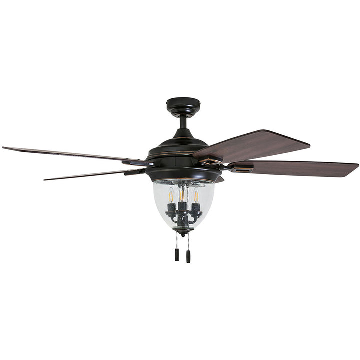 Honeywell Ceiling Fan, Quite Motor & Pull Chain Control, 52", Bronze (Open Box)