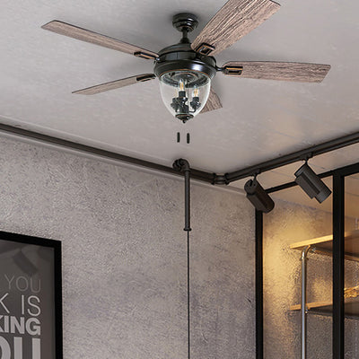 Honeywell Ceiling Fan, Quite Motor & Pull Chain Control, 52", Bronze (Open Box)