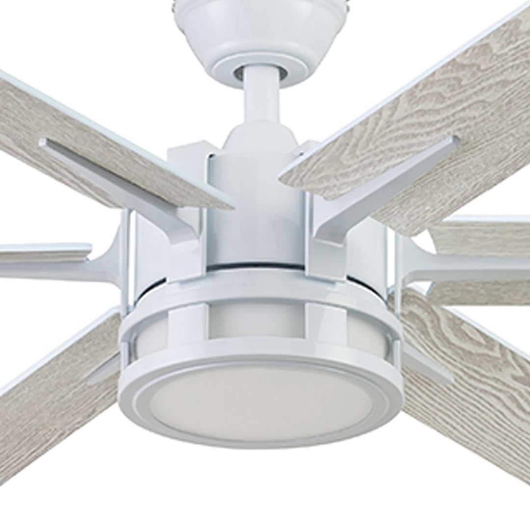 Honeywell Kaliza Ceiling Fan, Quiet Motor & Remote Control, 56",White (Open Box)