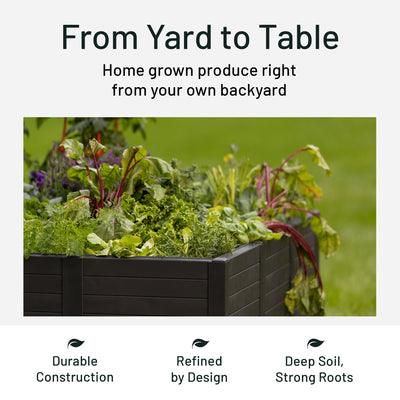 Tierra Verde 48-Inch x 48-Inch Raised Garden Bed for Patios or Decks (For Parts)