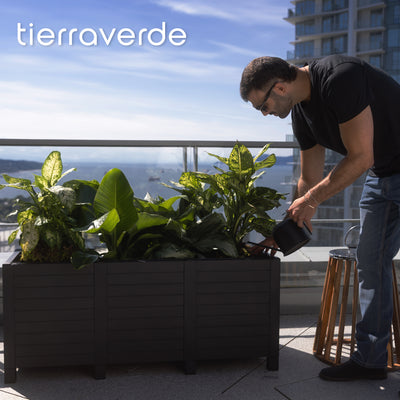 Tierra Verde 17-Inch x 48-Inch Raised Garden Trough Box for Patio or Deck (Used)