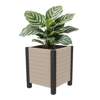 Tierra Verde 17-Inch x 17-Inch Flora Cube Planter Box for Patios or Decks (Used) - VMInnovations