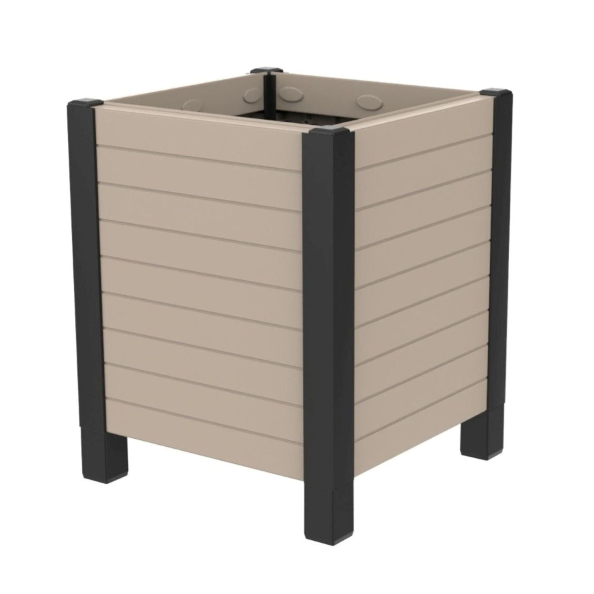 Tierra Verde 17-Inch x 17-Inch Flora Cube Planter Box for Patios or Decks (Used)