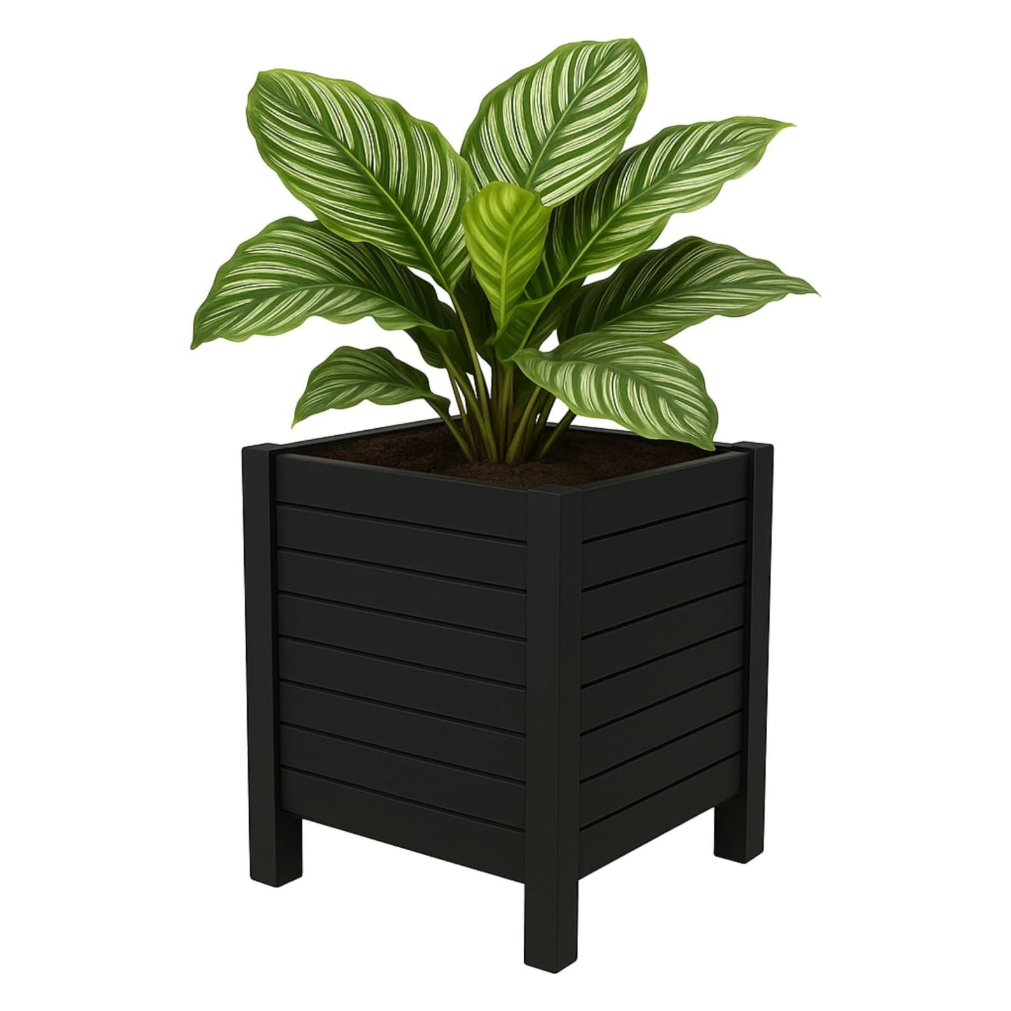 Tierra Verde 17-Inch x 17-Inch Flora Cube Planter Box for Patios/Decks(Open Box)