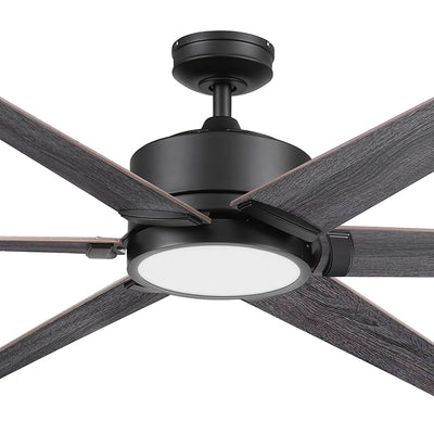 Honeywell Talbert Ceiling Fan, Color Changing LED and Remote, 62" (Open Box) - VMInnovations