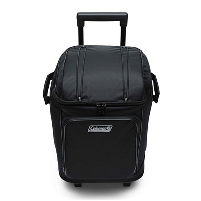 Coleman CHILLER 42-Can Soft-Sided Cooler w/ Wheels, Portable & Insulated, Black - VMInnovations
