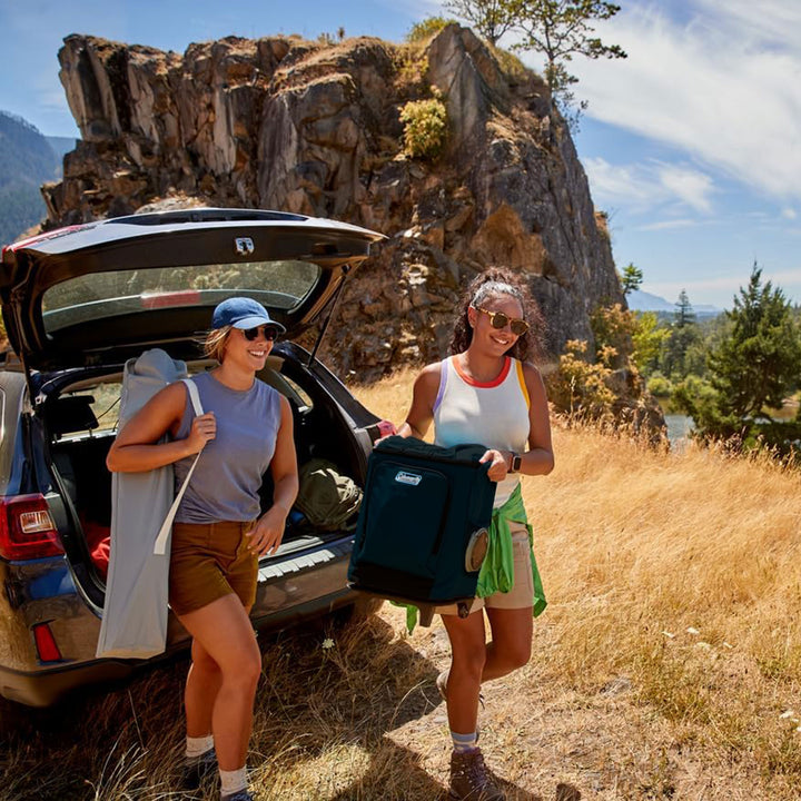 Coleman CHILLER 42-Can SoftSided Cooler w/Wheels, Portable & Insulated(Open Box) - VMInnovations