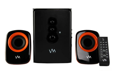 VM Audio EXCS210 350 Watt 2.1 Home/Computer Speakers Multimedia System USB/SD