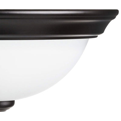 Portage Bay 11 Inch Flush Mount Ceiling Fixture Alabaster Lighting (Open Box)