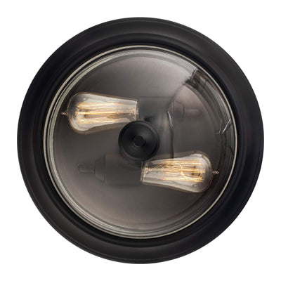 Prominence Home 13” Flush Mount Indoor Ceiling Light, Madalyn, Bronze (Open Box) - VMInnovations