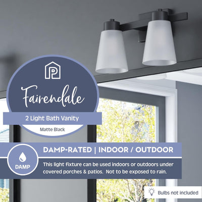 Prominence Home 2 Pack 4 Light Modern Bathroom Vanity Light with Frosted Glass - VMInnovations