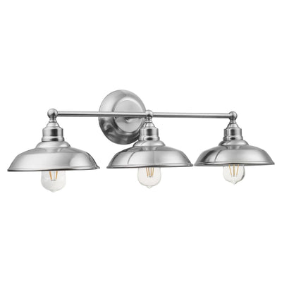 Prominence Home Lyndan 3 Light Industrial Bathroom Vanity Light, Brushed Nickel - VMInnovations