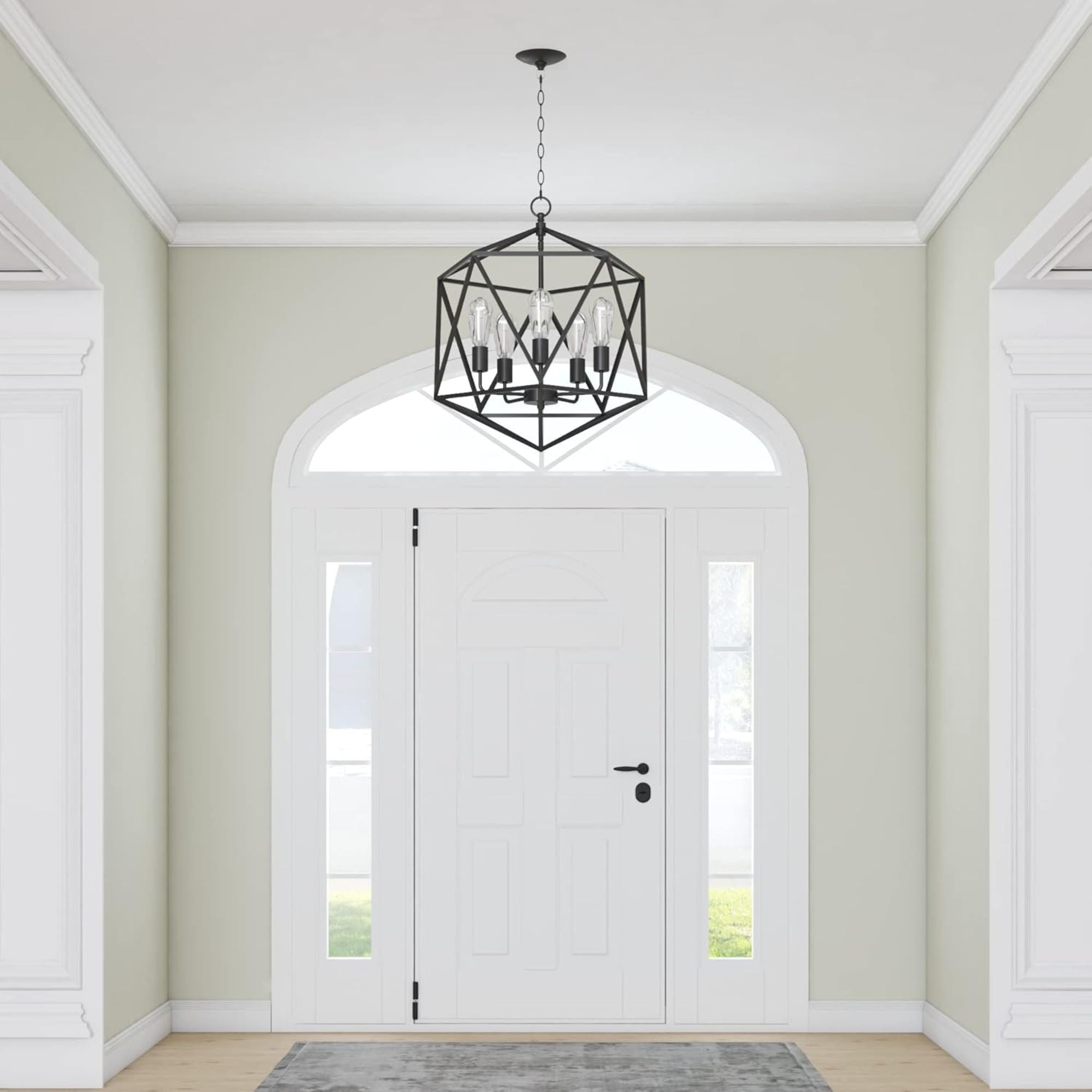 Prominence Home 5 Light Chandelier Pendant Lighting Fixture, Heleo (Open Box) - VMInnovations
