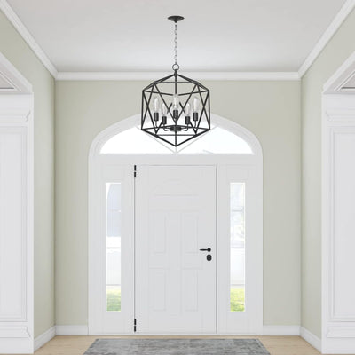 Prominence Home 5 Light Chandelier Pendant Lighting Fixture, Heleo (Open Box) - VMInnovations