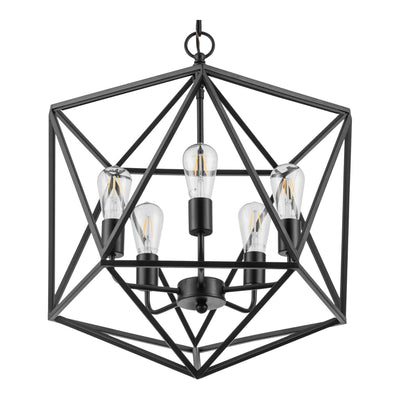 Prominence Home 5 Light Chandelier Pendant Lighting Fixture, Heleo (Open Box) - VMInnovations