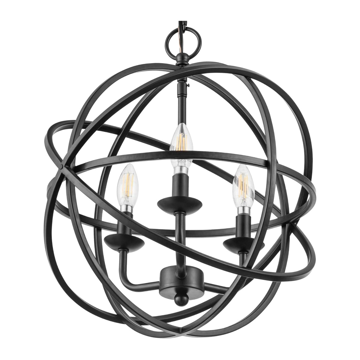 Prominence Home 2 Pack 3 Light Chandelier Pendant Lighting Fixture, Birchberry
