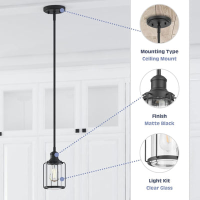 Prominence Home 2 Pack Lincoln Woods Kitchen Island Linear Pendant Bar Light